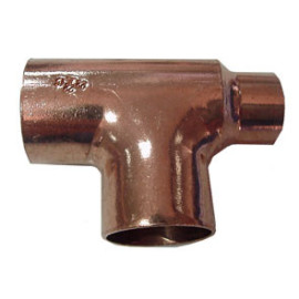 Tê de cobre para soldar 28 x 28 x 22 mm