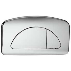 Placa de comando Gidi cromada dupla descarga, mecânica, OLI CG15000015500