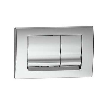Placa de comando Ria cromada dupla descarga, mecânica, OLI CG21000010729