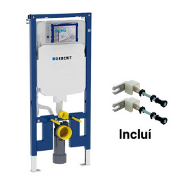Estrutura Duofix para sanita suspensa, com Sigma 8 cm, h 114 cm, Geberit 111.791.00.1