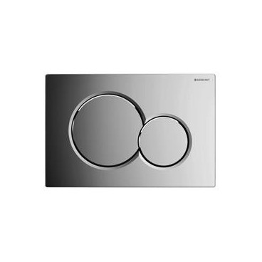 Placa de comando Sigma01 Redonda, dupla descarga, cromada, Geberit 115.770.21.5