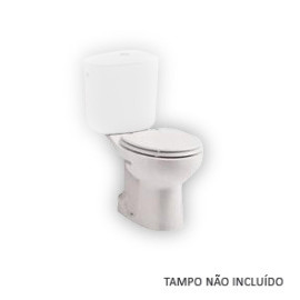 Sanita compacta MUNIQUE descarga à parede branco S10012723400000 Sanitana