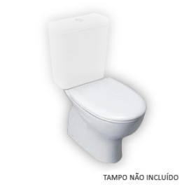 Sanita compacta POP descarga ao chão branco S10076723600000 Sanitana