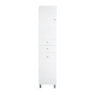 Móvel auxiliar alto 40 cm com tulha branco