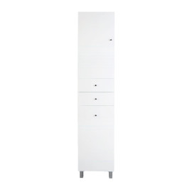 Móvel auxiliar alto 40 cm com tulha branco