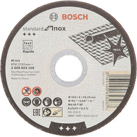 Disco para inox 115 x 1 mm CUR, Bosch 2.608.603.169
