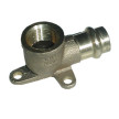 Joelho com pater fêmea 22 mm x 3/4'' de prensar para tubo de cobre