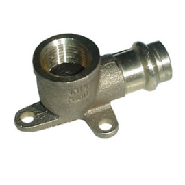 Joelho com pater fêmea 22 mm x 3/4'' de prensar para tubo de cobre