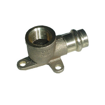 Joelho com pater fêmea 22 mm x 3/4'' de prensar para tubo de cobre