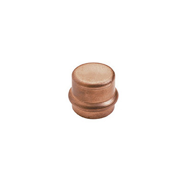 Tampão fêmea 18 mm de prensar para tubo de cobre