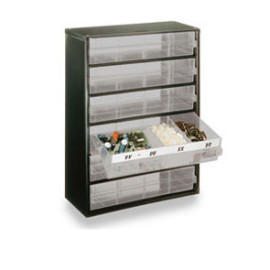 Armário metálico 900, série 150, com 6 gavetas (420 x 307 x 150 mm) 104913 Raaco