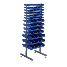 Expositor 2 faces para caixas stock 107396 Raaco