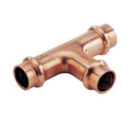 Tê simples 22 mm de prensar para tubo de cobre