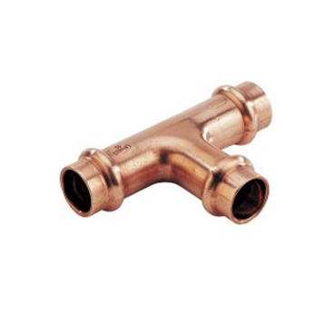 Tê simples 22 mm de prensar para tubo de cobre