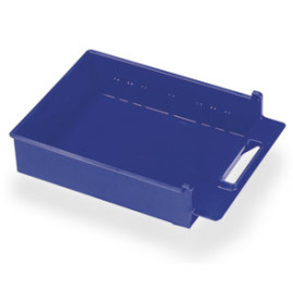 Gaveta 4-800 azul para estante de 310 mm (100 x 280 x 381 mm), 136693 Raaco
