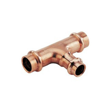 Tê 54 x 28 x 54 mm de prensar para tubo de cobre