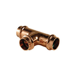 Tê 15 x 15 x 12 mm de prensar para tubo de cobre