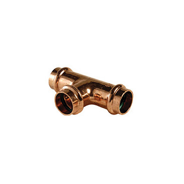 Tê 15 x 15 x 12 mm de prensar para tubo de cobre