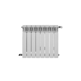 Radiador de alumínio Condal 45 mm com 8 elementos, 350 mm entre eixos, Baxi 7264508
