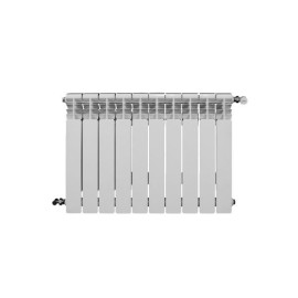 Radiador de alumínio Condal 45 mm com 10 elementos, 350 mm entre eixos, Baxi 7264510
