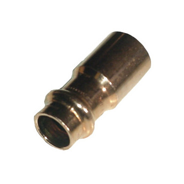União macho-fêmea 42 x 28 mm de prensar para tubo de cobre