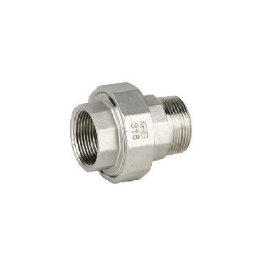 Junção sede plana macho-fêmea 2''1/2 inox AISI 316
