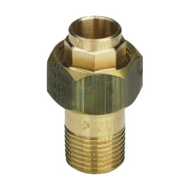 Junção de cobre para soldar 15 mm x 1/2'' macho