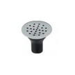Tampa metal cromada 110 mm com funil