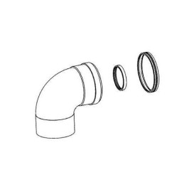 Curva 90° 60/100, Baxi 140040174