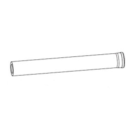 Prolongador 80/125 1m, Baxi 140040172