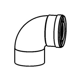 Curva 90° 80/125, Baxi 140040175