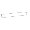 Prolongador 110/160 1m, Baxi 140040237