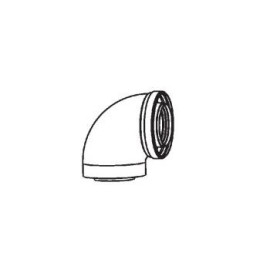 Curva 90º 110/160, Baxi 140040238