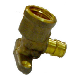 Joelho longo com pater 20 mm x 1/2'' latão Q&E para PEX, Uponor 1145653