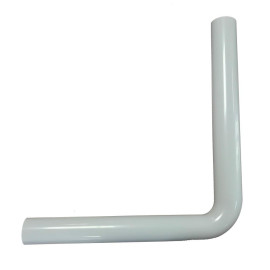 Curva para autoclismo exterior D 50/44 mm, com 40 x 35 cm, branca, Geberit 118.006.11.1