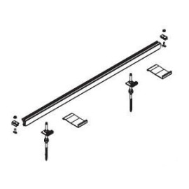 Suplemento para suporte de telhado para ST1-SLIM200/250, Baxi 7212854