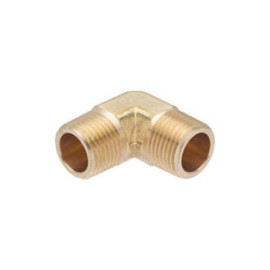 Joelho macho-macho de 3/8" bronze