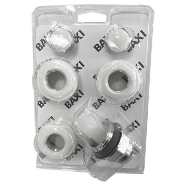 Kit acessórios para radiador ARA 1/2'' esquerdo, Baxi 7220162