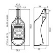 Suporte aparafusar de plástico SPR (MEC,JET,ALIS), Baxi 194006036