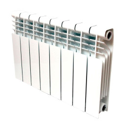 Radiador de alumínio DUBAL 45 com 5 elementos, 350 mm entre eixos, Baxi 194A15501