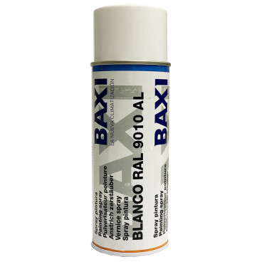 Spray pintura branco RAL 9010 Baxi 195280001
