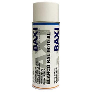 Spray pintura branco RAL 9010, Baxi 195280001