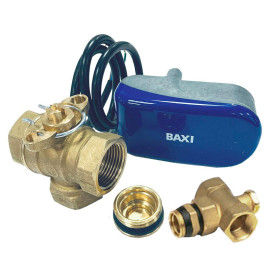 Válvula zona motorizada 3/4'' com tê by-pass, Baxi 195150017