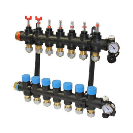 Coletor caudalímetro FM 4 saídas 3/4'' Euro, Uponor 1085946