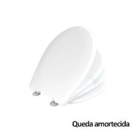 Tampo para sanita CENT, MUNIQUE Compacta, queda amortecida, take-off, termodur branco, Sanitana S80007281700000