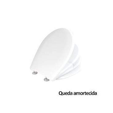 Tampo para sanita CENT, MUNIQUE Compacta, queda amortecida, take-off, termodur branco, Sanitana S80007281700000