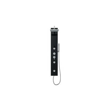 Coluna de hidromassagem FLEX-SQUARE preto, Sanitana S20027933805600