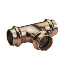 Tê simples 54 mm de prensar para tubo de cobre