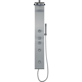 Coluna de hidromassagem FLEX SQUARE silver, Sanitana S20027933845200