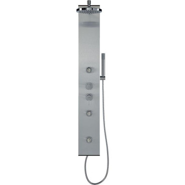 Coluna de hidromassagem FLEX SQUARE silver, Sanitana S20027933845200